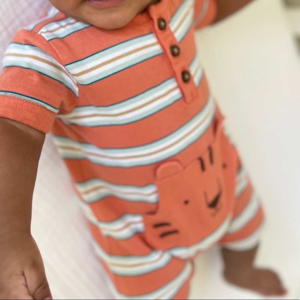Baby boy romper 🐯